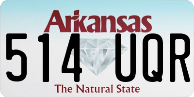 AR license plate 514UQR