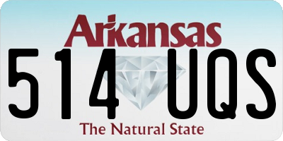 AR license plate 514UQS
