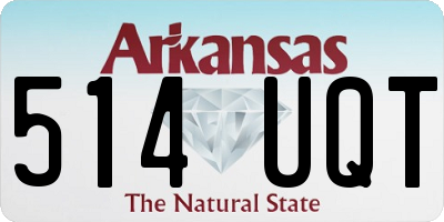AR license plate 514UQT