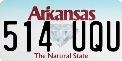 AR license plate 514UQU