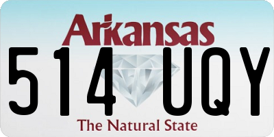 AR license plate 514UQY