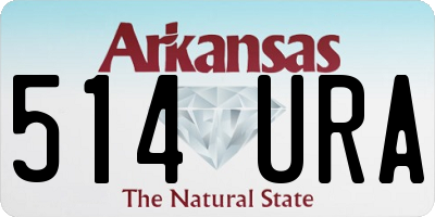 AR license plate 514URA
