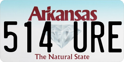 AR license plate 514URE