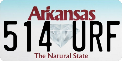 AR license plate 514URF