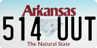 AR license plate 514UUT
