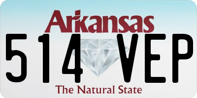 AR license plate 514VEP