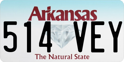 AR license plate 514VEY