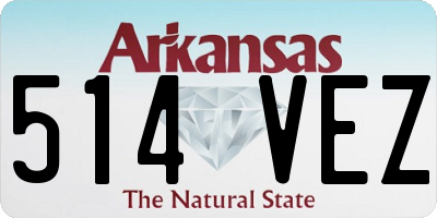 AR license plate 514VEZ
