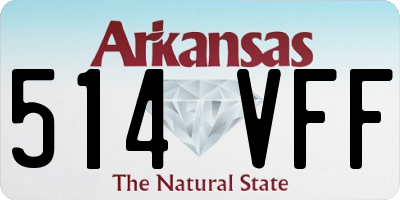 AR license plate 514VFF