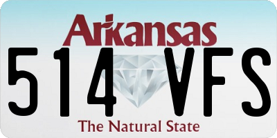 AR license plate 514VFS