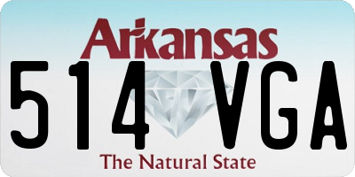 AR license plate 514VGA