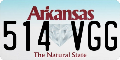 AR license plate 514VGG