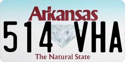 AR license plate 514VHA