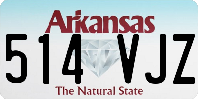 AR license plate 514VJZ