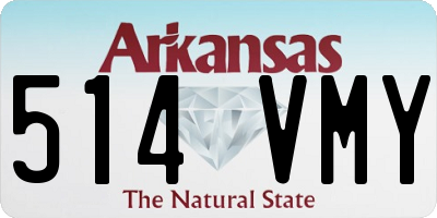 AR license plate 514VMY