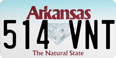 AR license plate 514VNT