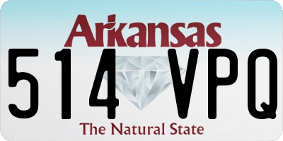 AR license plate 514VPQ