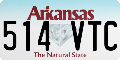 AR license plate 514VTC