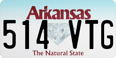 AR license plate 514VTG