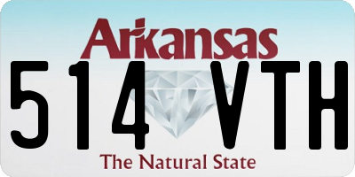 AR license plate 514VTH