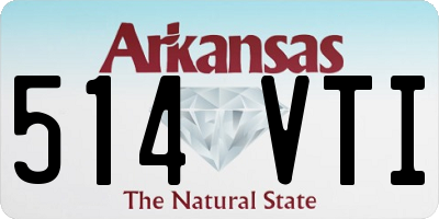 AR license plate 514VTI