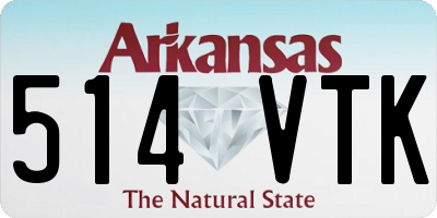AR license plate 514VTK