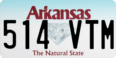 AR license plate 514VTM