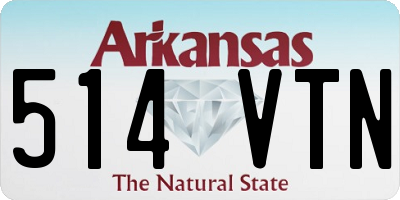 AR license plate 514VTN