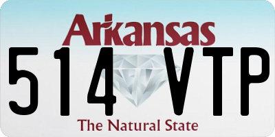 AR license plate 514VTP