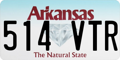 AR license plate 514VTR