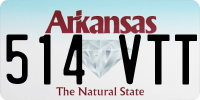 AR license plate 514VTT