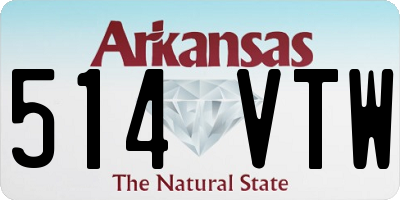 AR license plate 514VTW