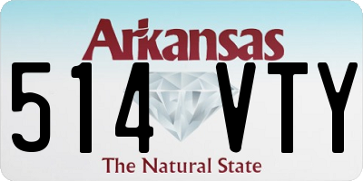 AR license plate 514VTY