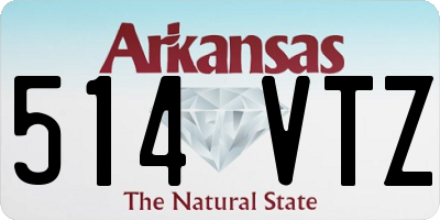 AR license plate 514VTZ