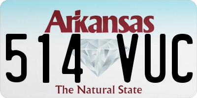 AR license plate 514VUC
