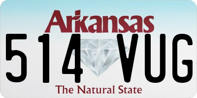 AR license plate 514VUG