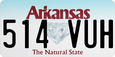 AR license plate 514VUH