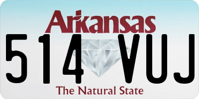 AR license plate 514VUJ