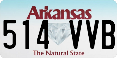 AR license plate 514VVB