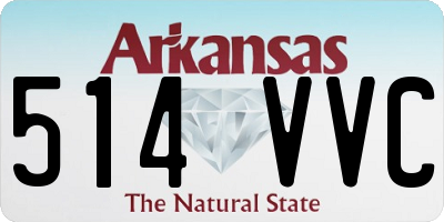 AR license plate 514VVC