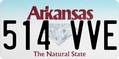 AR license plate 514VVE
