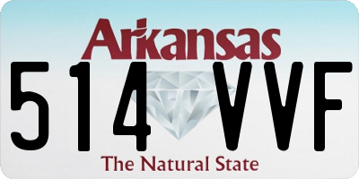 AR license plate 514VVF