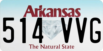 AR license plate 514VVG