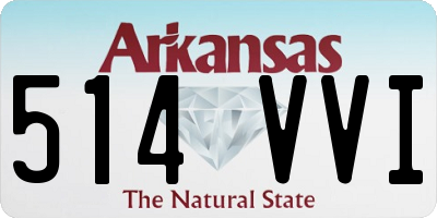 AR license plate 514VVI