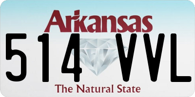 AR license plate 514VVL