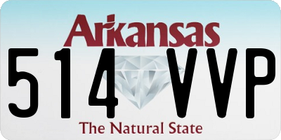 AR license plate 514VVP