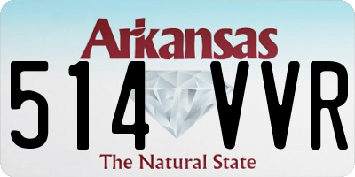 AR license plate 514VVR