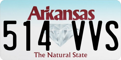 AR license plate 514VVS