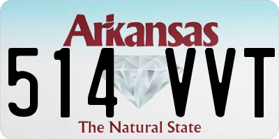 AR license plate 514VVT