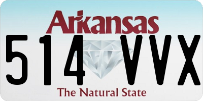 AR license plate 514VVX
